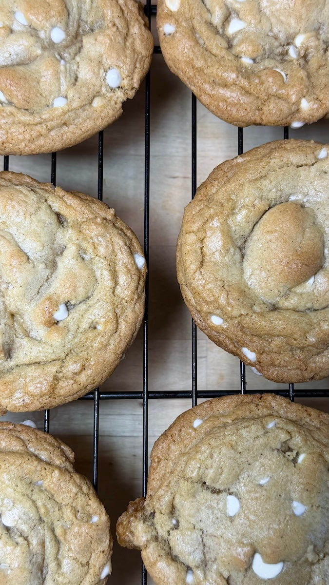 Brown Butter White Chocolate Chip Cookies