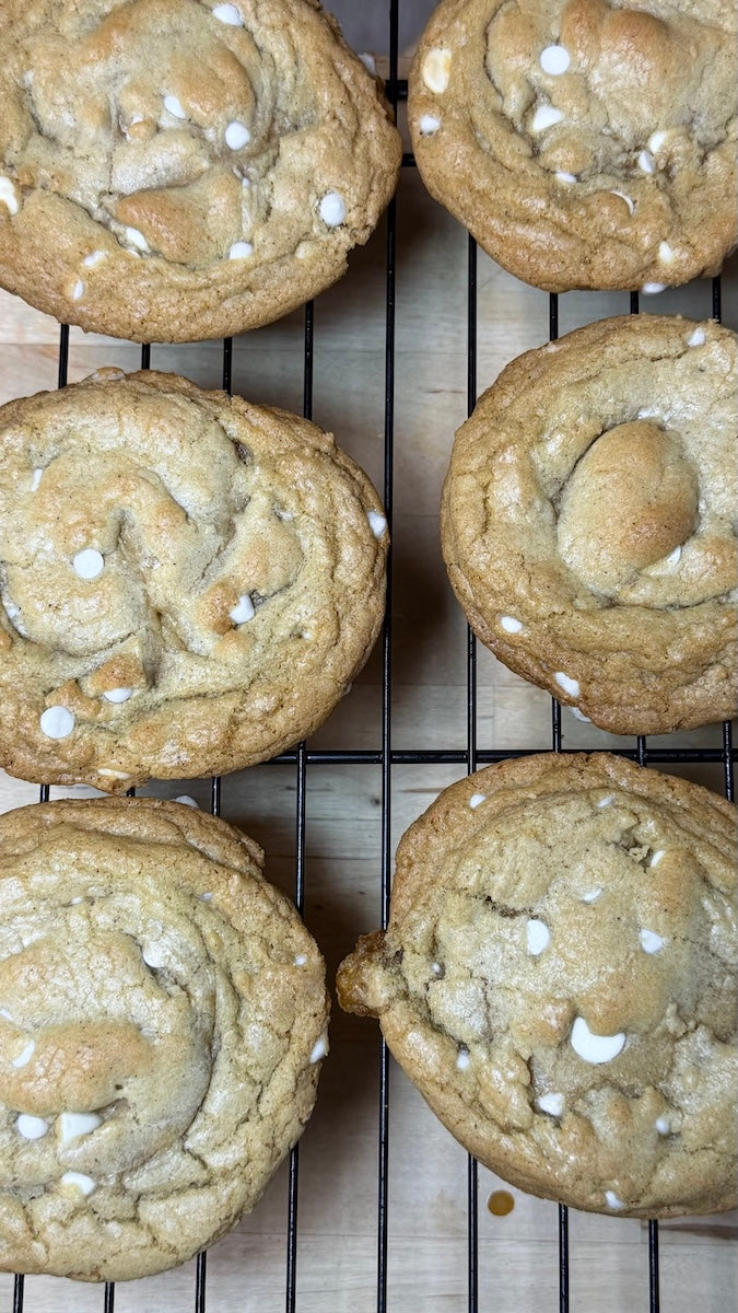 Brown Butter White Chocolate Chip Cookies